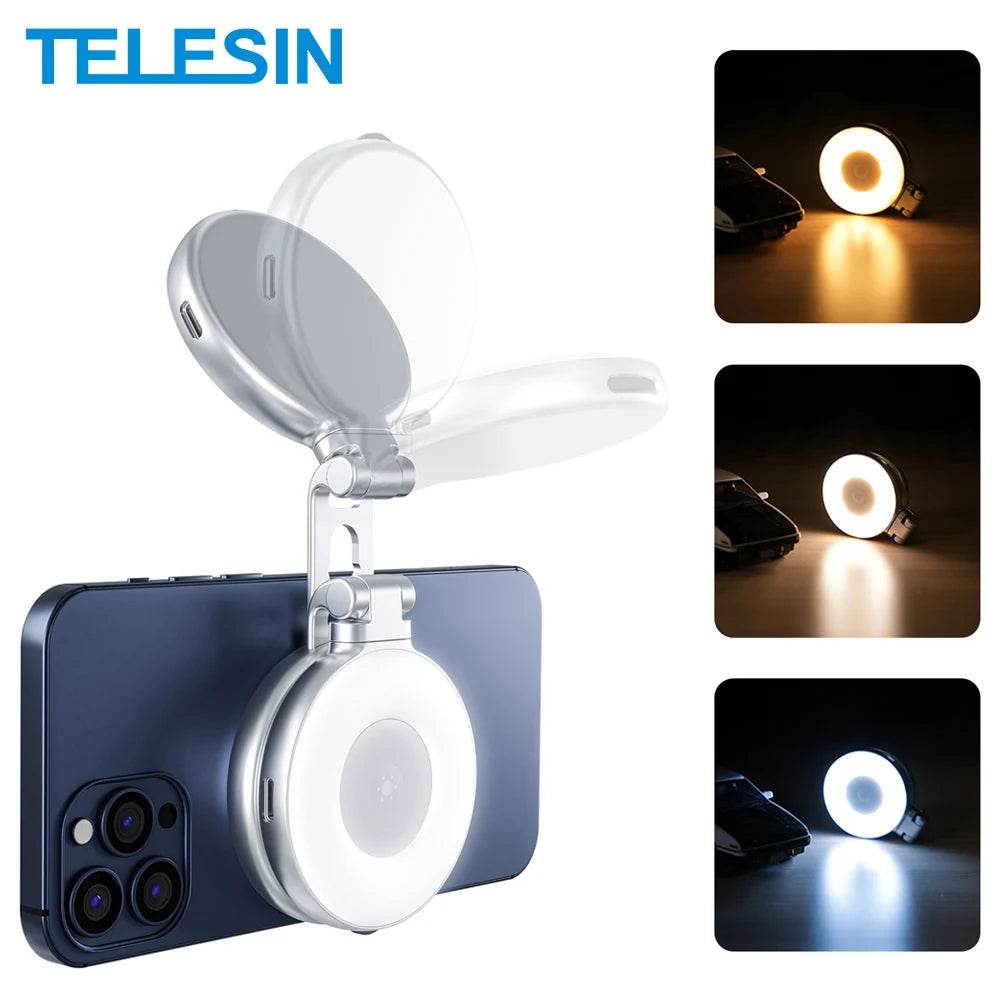 TELESIN - Magnetic Selfie Ring Light - UrbanSafa
