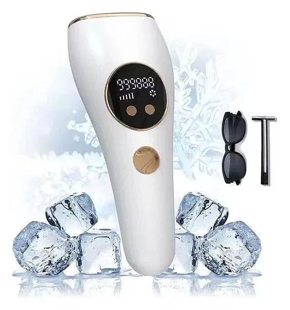 Ice Cold IPL Hair Removal Device – 990,000 Flashes | 5 Levels | Automatic & Manual Mode - UrbanSafa