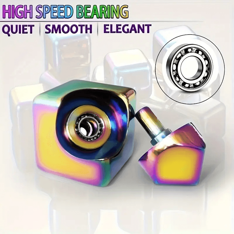 Fidget Spinner Stress Relief Toy – Durable Metal & LED Spinner for Anxiety & Focus - UrbanSafa