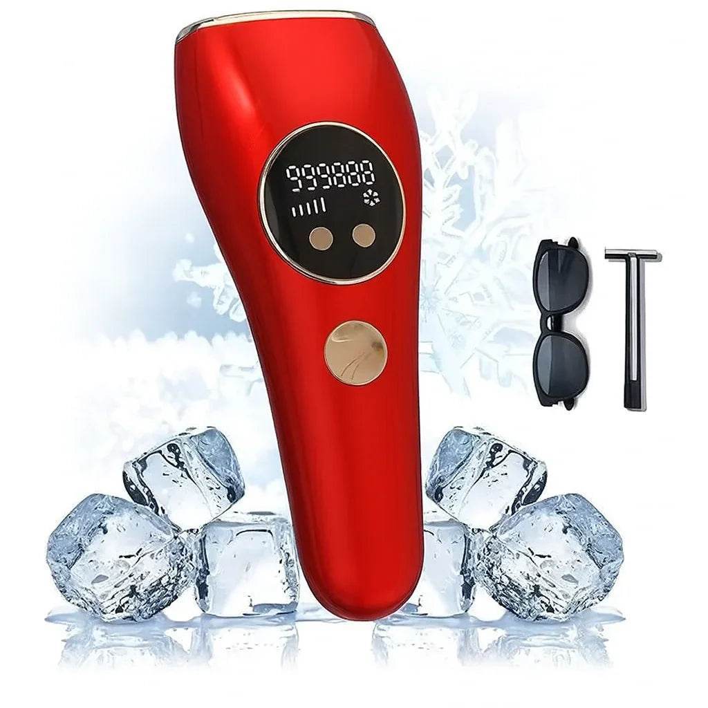 Ice Cold IPL Hair Removal Device – 990,000 Flashes | 5 Levels | Automatic & Manual Mode - UrbanSafa