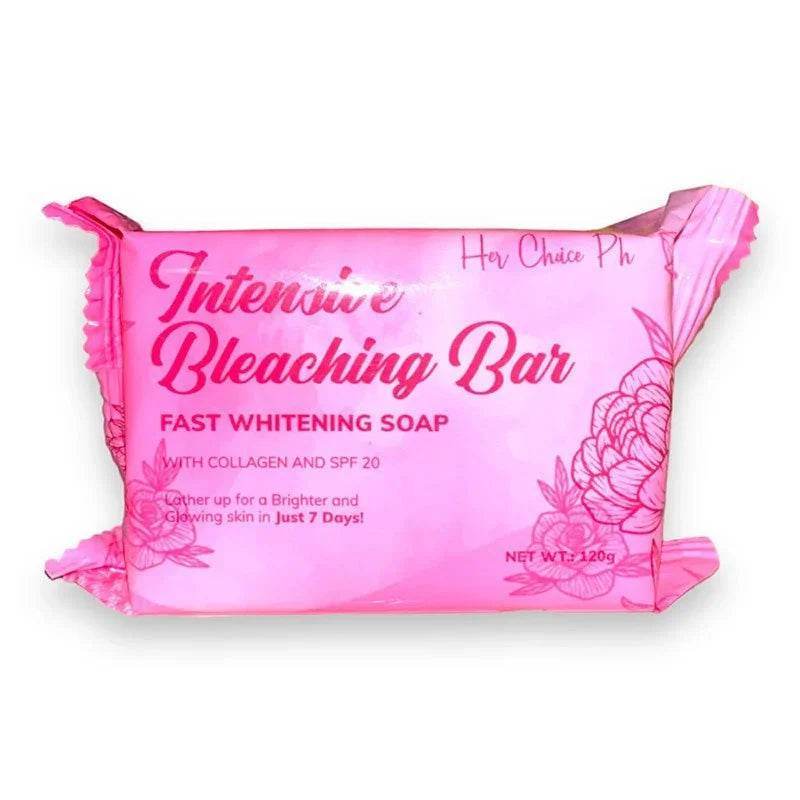 Her Choice Intensive Bleaching Bar – Fast Whitening Soap with Collagen & SPF 20 - UrbanSafa